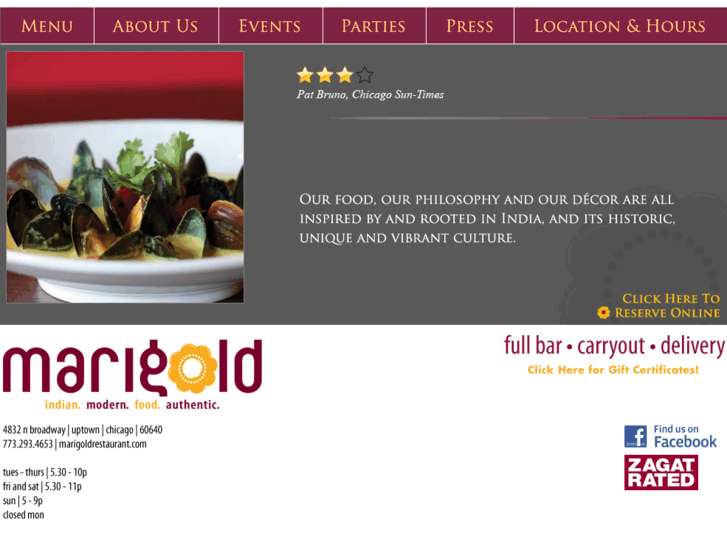 www.marigoldrestaurant.com