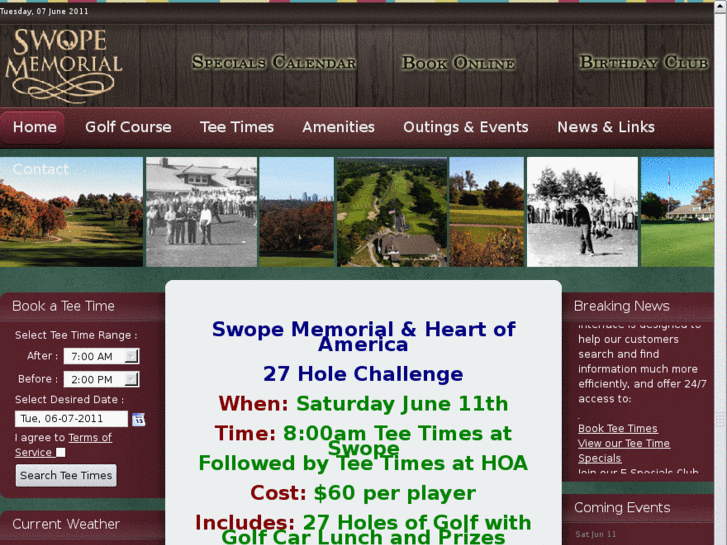 www.swopememorialgolfcourse.com