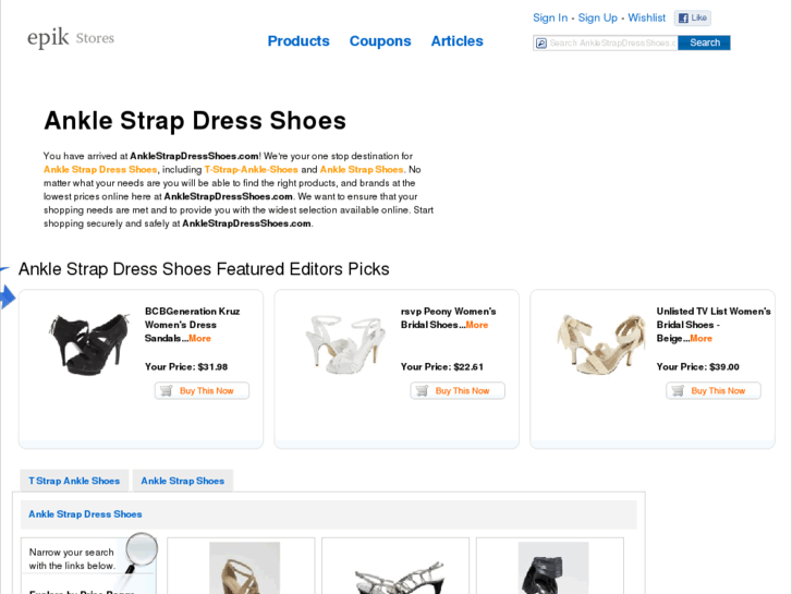 www.anklestrapdressshoes.com