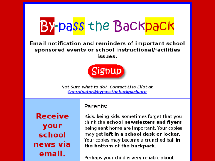 www.bypassthebackpack.org