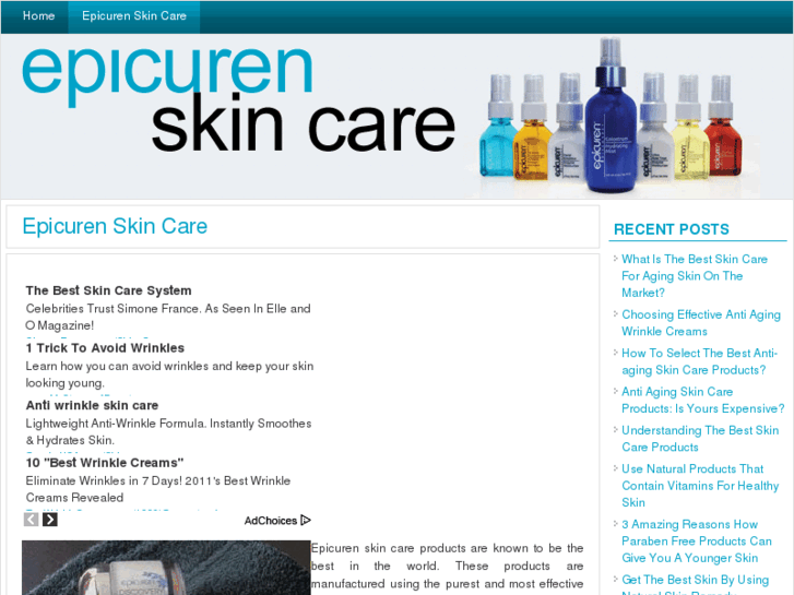 www.epicurenskincare.net