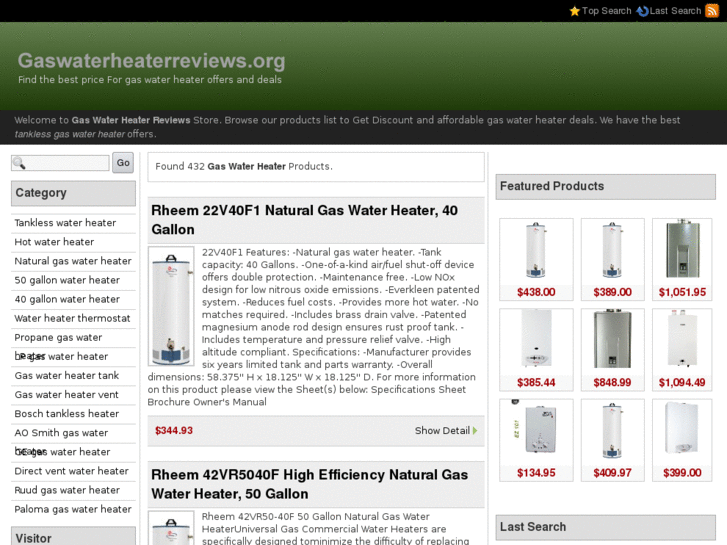 www.gaswaterheaterreviews.org