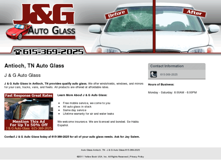 www.jandgautoglass.com