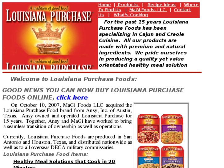 www.louisianapurchasefoods.com