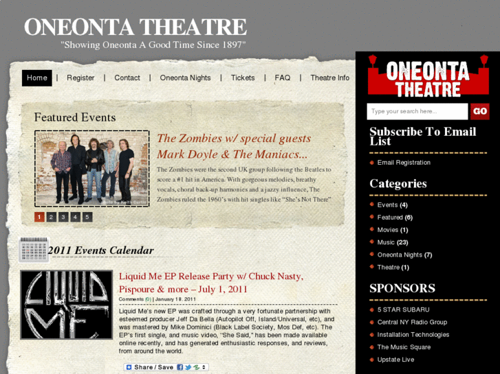 www.oneontatheater.com