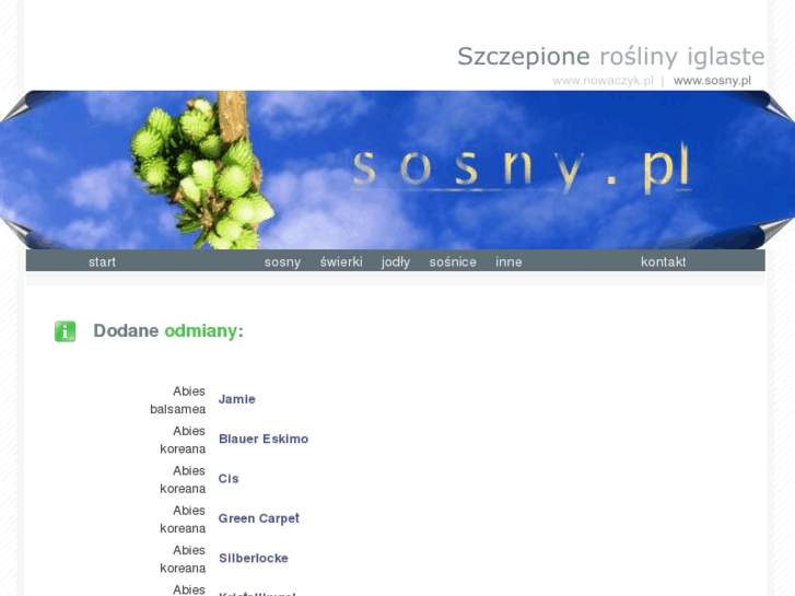 www.sosny.pl