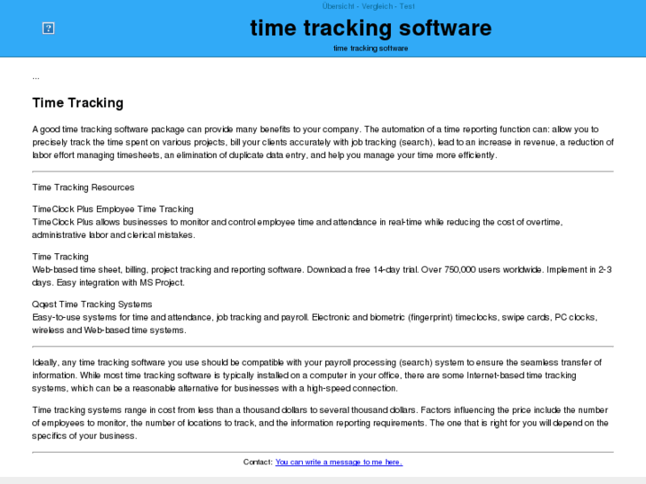 www.time-tracking.biz