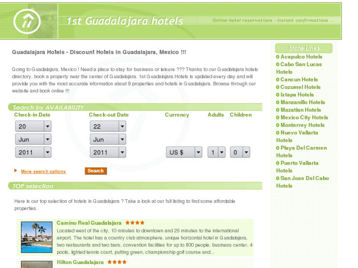 www.1stguadalajarahotels.com