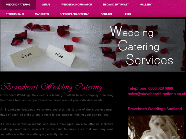 www.braveheartweddings.com