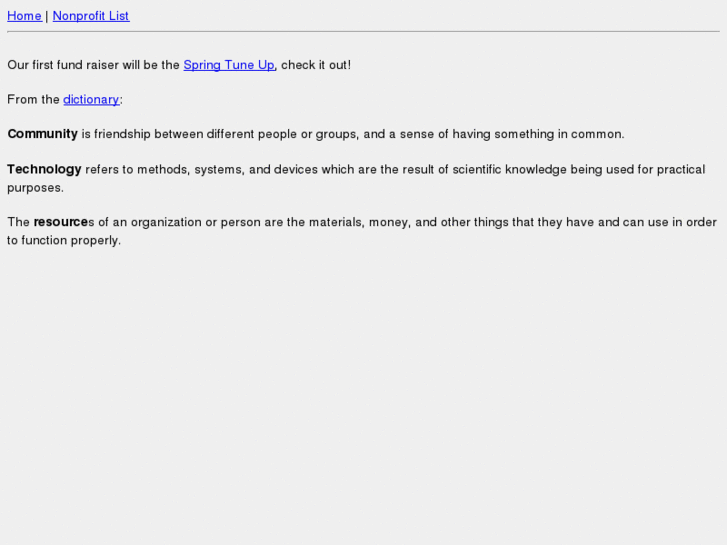 www.communitytechnologyresource.org