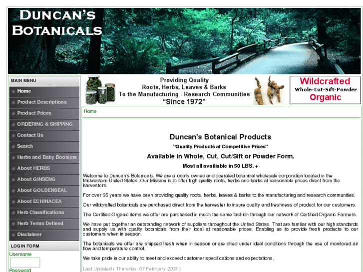 www.duncansbotanicalproducts.com