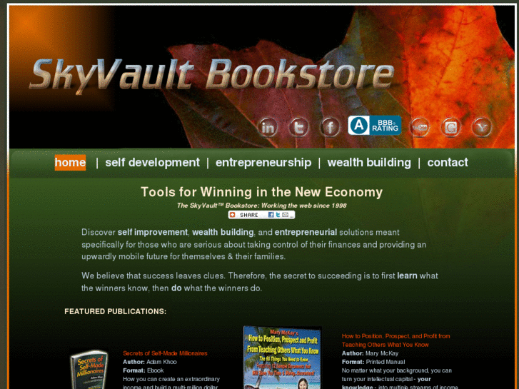 www.skyvaultbookstore.com