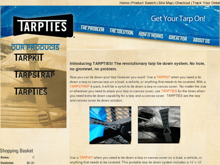 www.tarpties.com