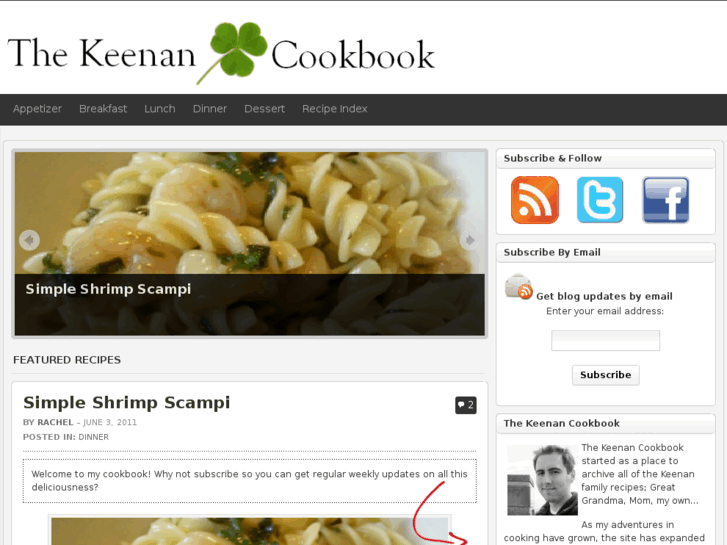 www.thekeenancookbook.com