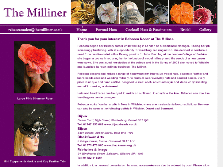 www.themilliner.co.uk