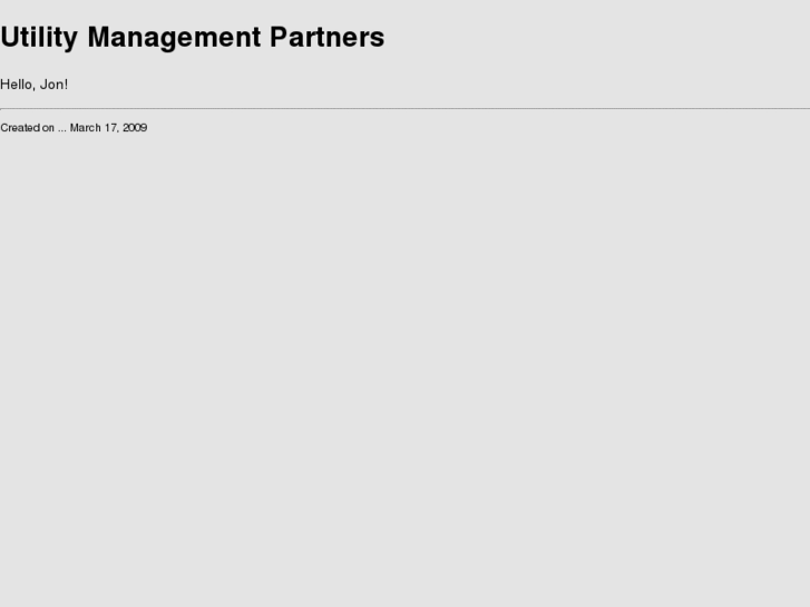 www.utilitymanagementpartners.com