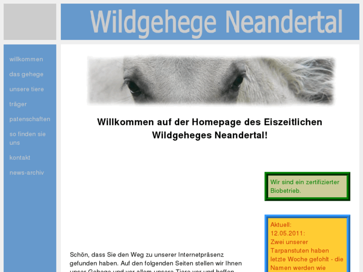 www.wildgehege-neandertal.de