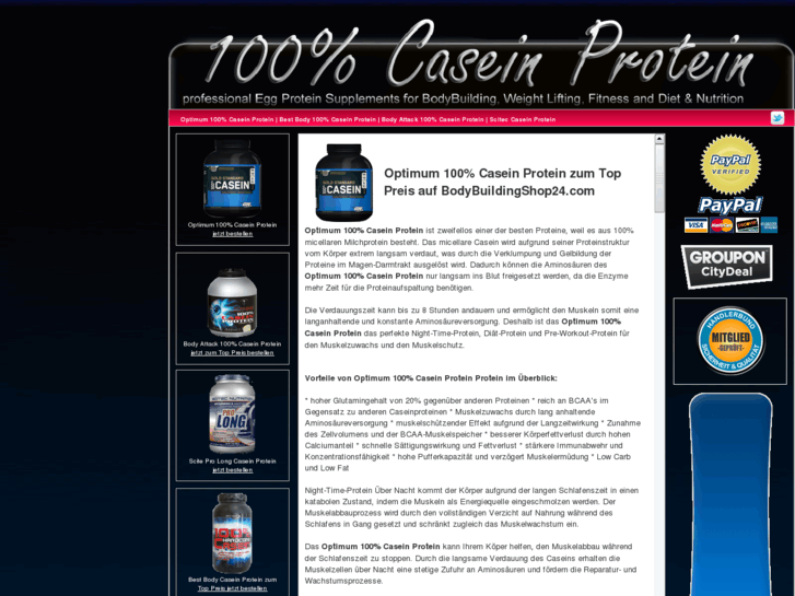 www.100-casein-protein.com