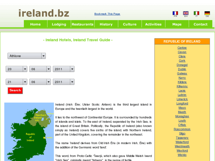 www.ireland.bz