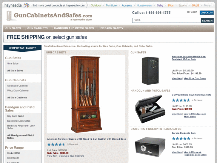 www.justguncabinets.com