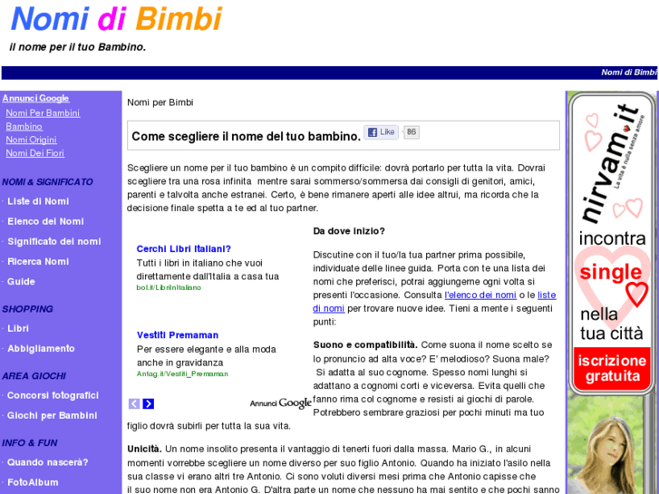 www.nomidibimbi.it