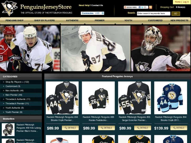 www.penguinsjerseystore.com