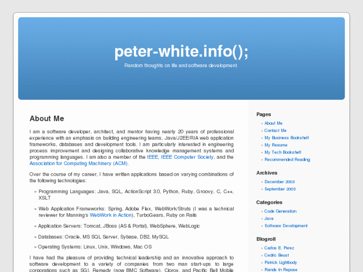 www.peter-white.info
