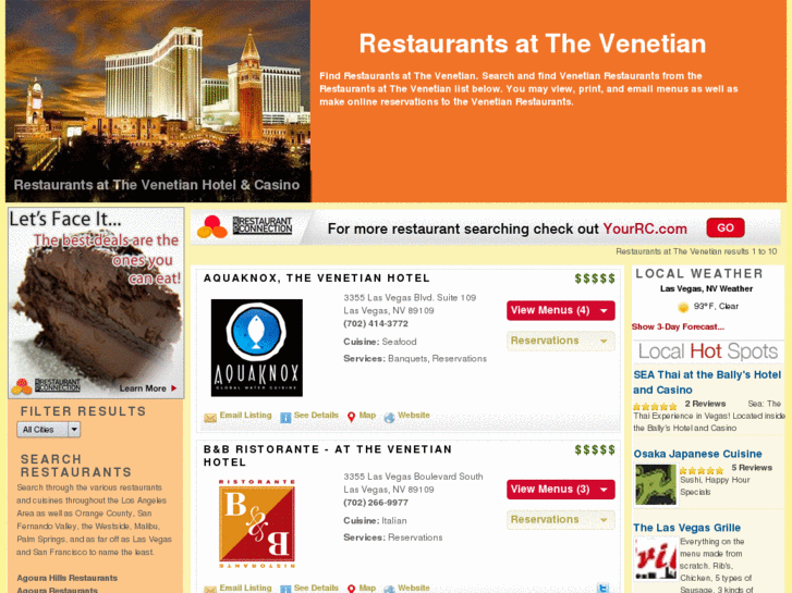 www.restaurantsatthevenetian.com