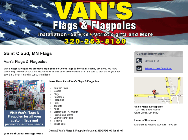 www.vansflagsandflagpoles.com