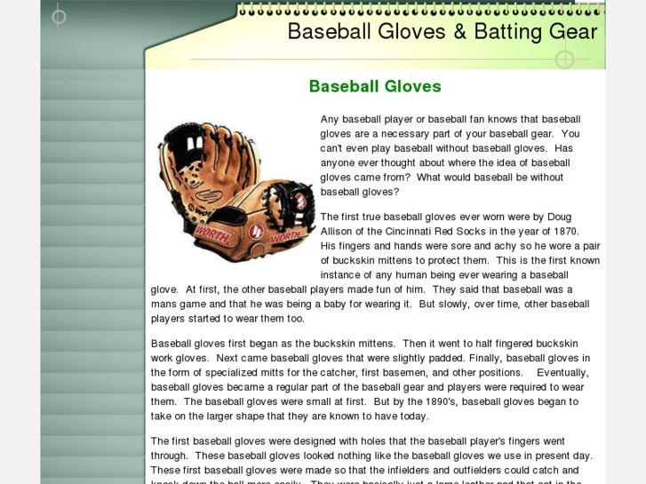 www.baseballglove.biz