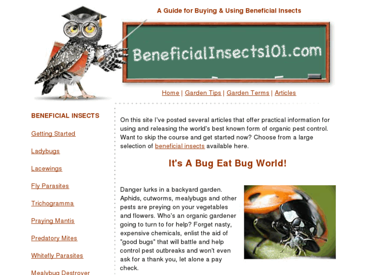 www.beneficialinsects101.com