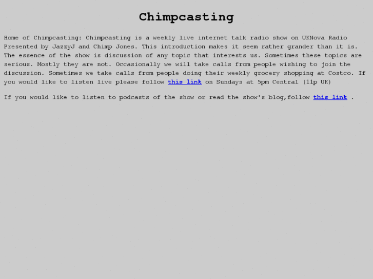 www.chimpcasting.com