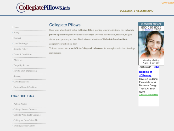 www.collegiatepillows.info