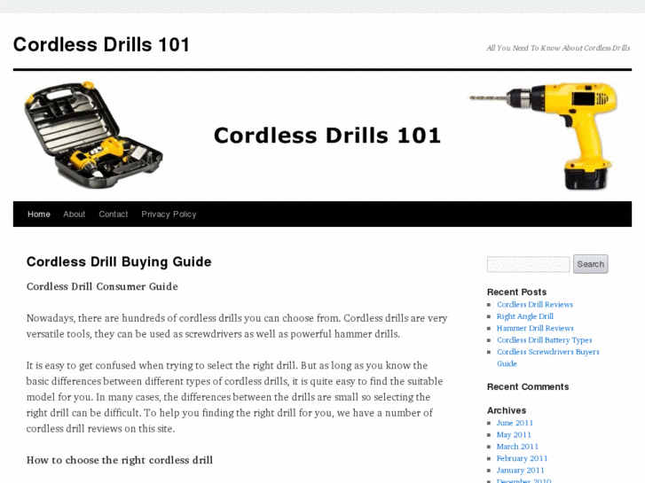 www.cordlessdrills101.com