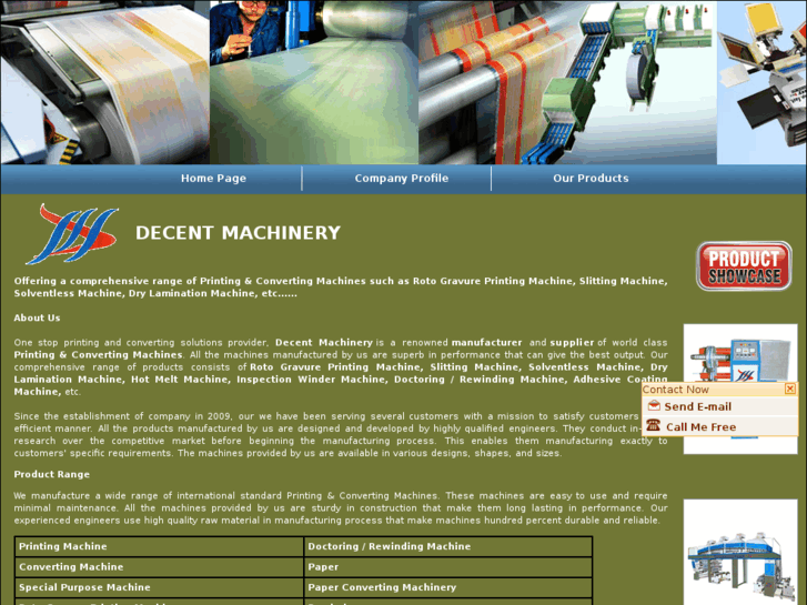 www.decentmachinery.com