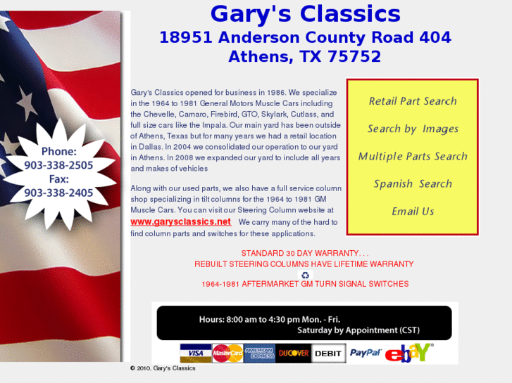 www.garys-classics.com