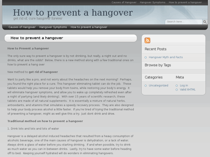 www.howtopreventahangover.com