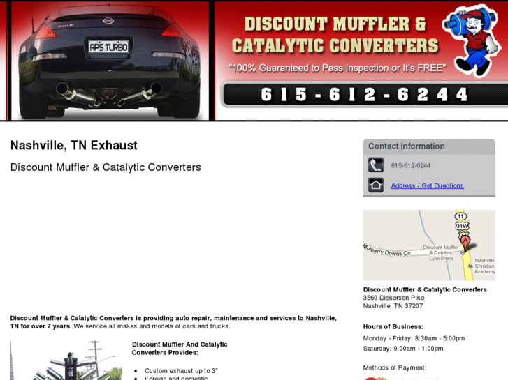 www.nashvillediscountmuffler.com