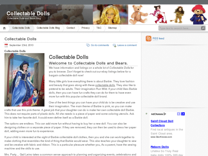 www.collectabledolls.info