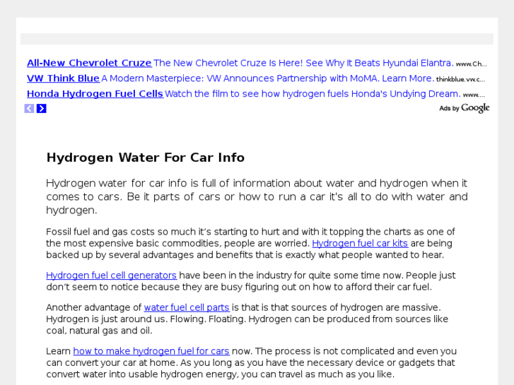 www.hydrogenwaterforcarinfo.com