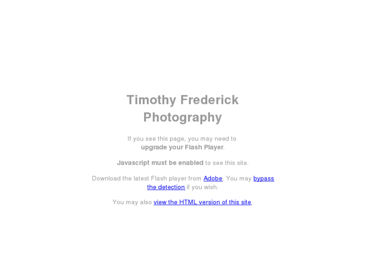 www.timothyfrederick.com