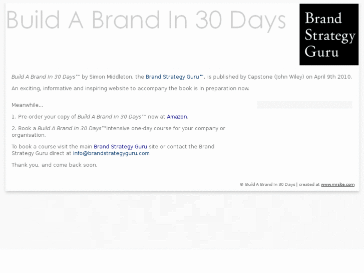 www.buildabrandin30days.com