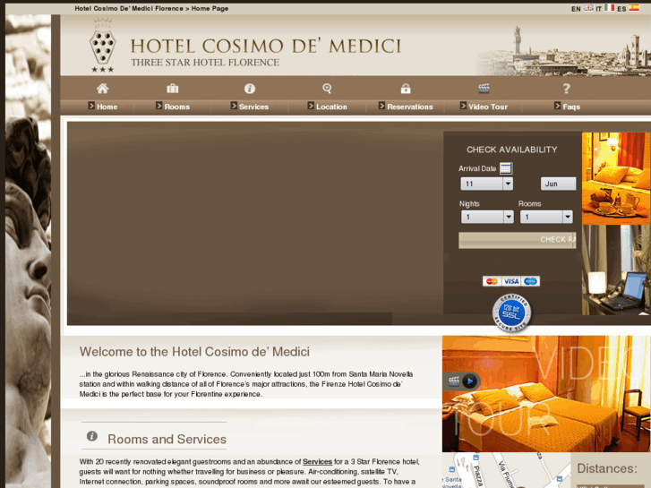 www.cosimodemedicihotel.com