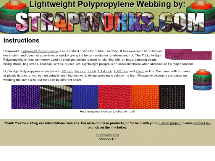 www.lightweightpolyprowebbing.com