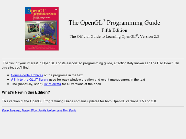 www.opengl-redbook.com