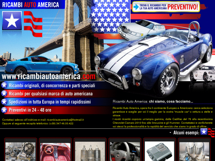 www.ricambiautoamerica.com