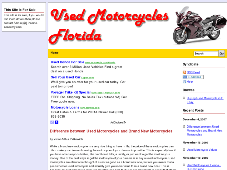 www.usedmotorcyclesflorida.com