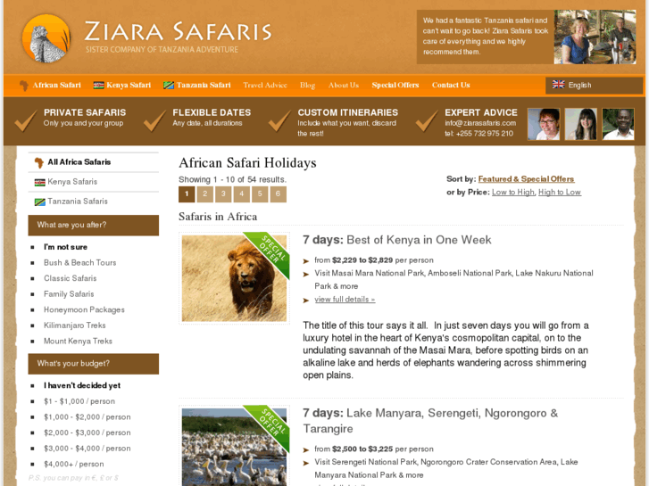 www.ziarasafaris.com