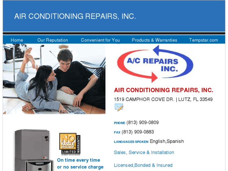 www.acrepairstampa.com