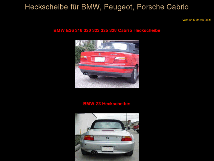 www.bmw-cabrio-heckscheibe.com